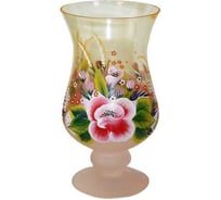 Большая ваза Никольский завод светотехнического стекла Амфора, Чивруай, h-28см, d-17см 063253