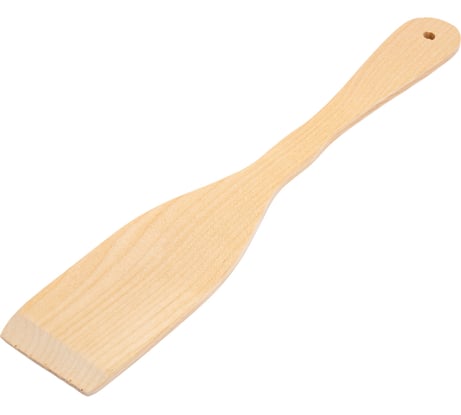 Деревянная фигурная лопатка для тефлоновой посуды Mallony бук, 28.5 см 106739