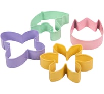 Набор вырубок для мастики и печенья S-CHIEF SHF-0105 металл 4 шт №01 Весна 635529