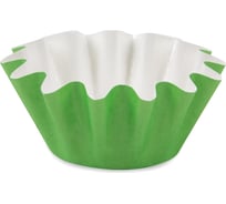Бумажные формы для выпечки S-CHIEF корзинки PPC-0011 4.5 см 4.5x3 см 12 шт №06 зеленый 693603