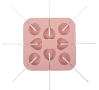 Силиконовая форма для леденцов S-CHIEF SPC-0505 14.5x14.5x1.4 см 8 ячеек 693466