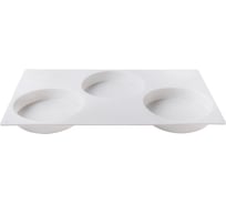 Силиконовая форма для выпечки тортов и пирогов S-CHIEF SPC-0214 29.5x17x1.8 см 3 диска 636210