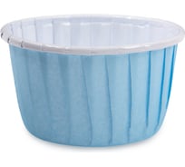 Бумажные формы для выпечки S-CHIEF усиленные с бортиком PPC-0010 5 см 5x3.9 см 12 шт №05 голубой 693654