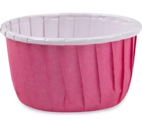 Бумажные формы для выпечки S-CHIEF усиленные с бортиком PPC-0010 5 см 5x3.9 см 12 шт №13 малиновый 693661