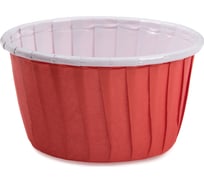 Бумажные формы для выпечки S-CHIEF усиленные с бортиком PPC-0010 5 см 5x3.9 см 12 шт №09 красный 693657