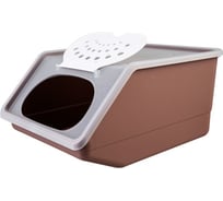 Контейнер для овощей Полимербыт 7.6 л, какао 438201700