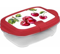 Контейнер Полимербыт для СВЧ, 0.45 л, вишня 435511773