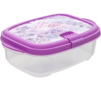 Контейнер Полимербыт ЛАВАНДА CLICK-DECOR для СВЧ, 0.45 л 439700800