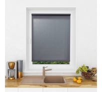 Рулонная штора LM DECOR lm 44-02 тёмно-серый, 61x160 см 4402061