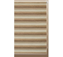 Рулонная штора день-ночь LM DECOR lb 55-03 бежево-коричневый, 200x185 см 5503200