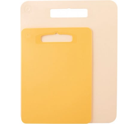 Разделочная доска Полимербыт Комфорт 370х290 мм, 290х210 мм, 2 штуки 438050600