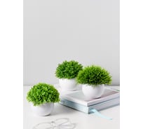 Искусственные цветы в горшке BIRD HOUSE 3 шт A3207