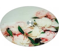 Вращающееся блюдо для сервировки ALPENKOK AK-9521 Пионы 32 см 12 Р1-00009737