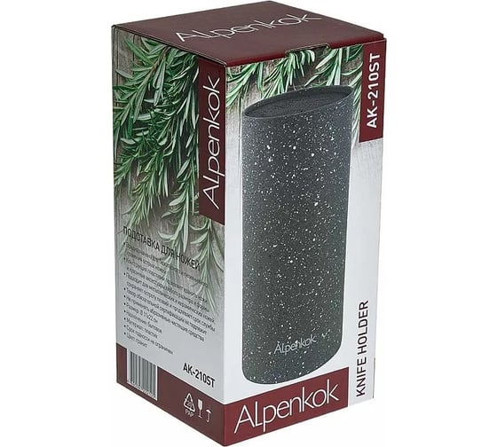 Подставка для ножей ALPENKOK AK-210ST 11х22 см, гранит 12 0R-00003003