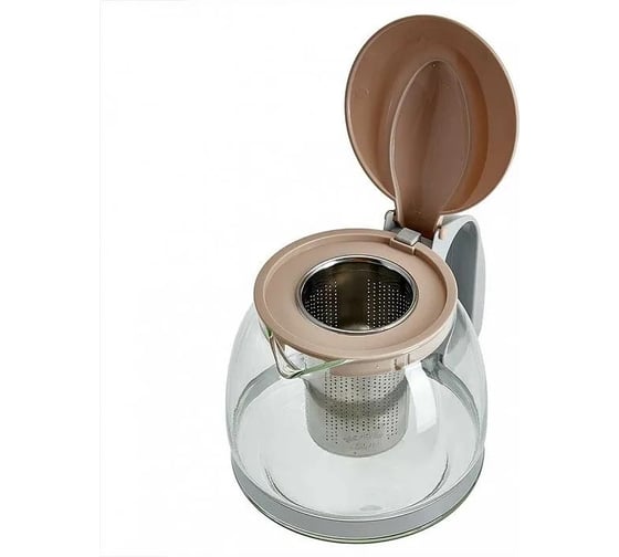 Заварочный чайник ALPENKOK AK-5525/5 с фильтром бежевый 1250 мл 12 Р1-00010509