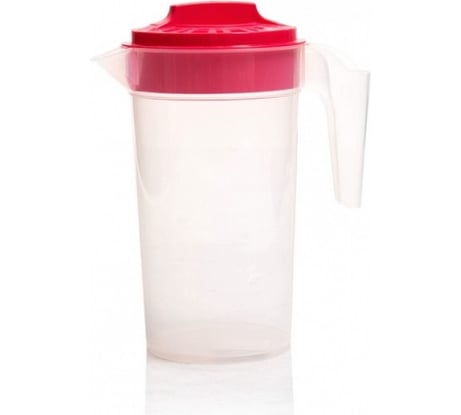 Кувшин ПОЛИМЕРБЫТ 1.2 л, с крышкой 431480000