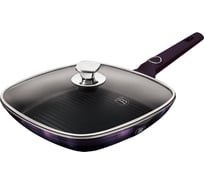 Сковорода-гриль BerlingerHaus Purple Eclips с крышкой 28 см 7105-BH