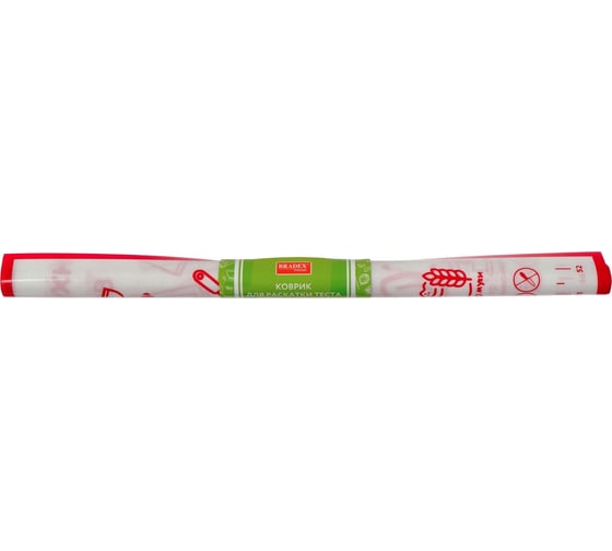 Силиконовый коврик BRADEX с разметкой 60х40 см, красный TK 0495