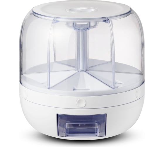 Диспенсер для круп SHINY KITCHEN вращающийся с дозатором, 6 кг A8711 1