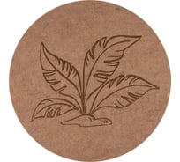 Сервировочная салфетка Рыжий кот np-09, диаметр 38 см, нетканый полиэстер 105868