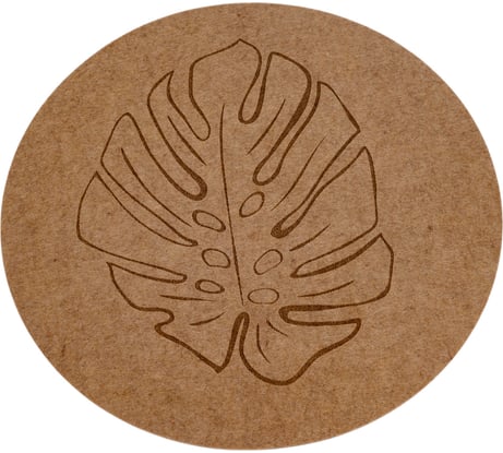 Сервировочная салфетка Рыжий кот np-07, диаметр 38 см, нетканый полиэстер 105866