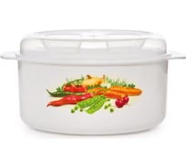 Кастрюля для свч-печи Полимербыт 0.7 л 438510000