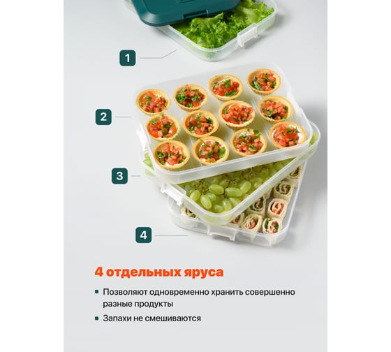 Контейнер для заморозки пельменей SHINY KITCHEN лоток для полуфабрикатов G0381
