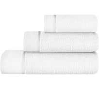 Махровые полотенца Guten Morgen Diana, Нуар, цвет: Белая лилия (30x50, 50x90, 70x140 см) НПМD-БЛ-30-50-70