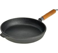 Чугунная сковорода с деревянной ручкой Webber BE-4540/24 d=24 см Р1-00008946