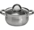Кастрюля из нержавеющей стали со стеклянной крышкой Webber BE-143/2 d=16, 1.9 л 0R-00004900 1