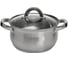 Кастрюля из нержавеющей стали со стеклянной крышкой Webber BE-144/2 d=18, 2.8 л 0R-00004901 1