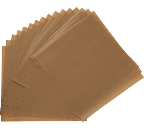 Пергамент для выпечки в листах Рыжий кот с силиконизированным покрытием, 16 листов, размер 38x42 см 106892