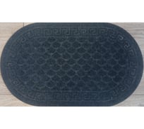 Влаговпитывающий коврик In'Loran с тиснением 60x90 см. ХОЛЛ, овал серый, In Loran арт. 130L-694