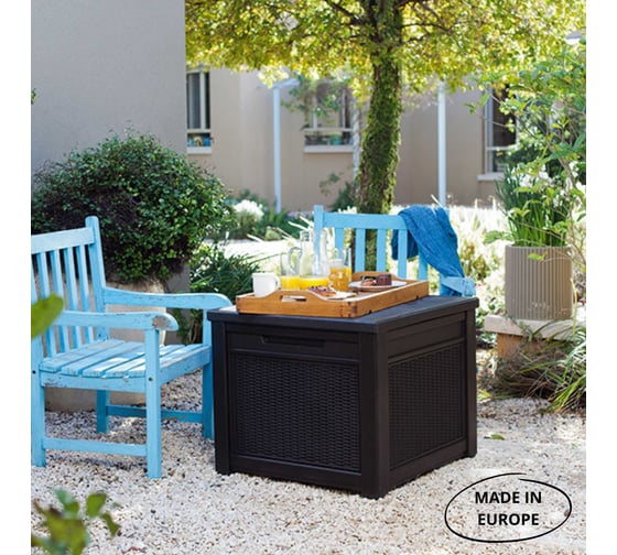 Сундук Keter CUBE RATTAN 208L графит 237778