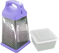 Терка с контейнером Ladina 4 плоскости, пластмассовая ручка 4000100-1