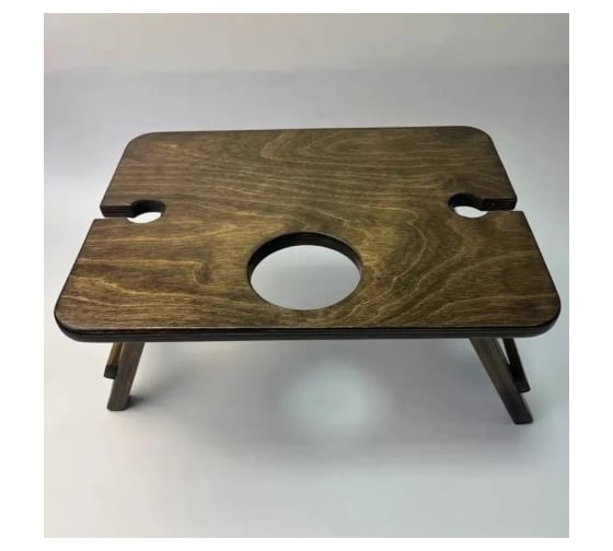 Поднос Homium на ножках винный, прямоугольный wood9 1
