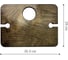 Поднос Homium на ножках винный, прямоугольный wood9 9
