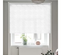 Рулонные шторы Эскар вереск, белый, 160x160 см 7699160160