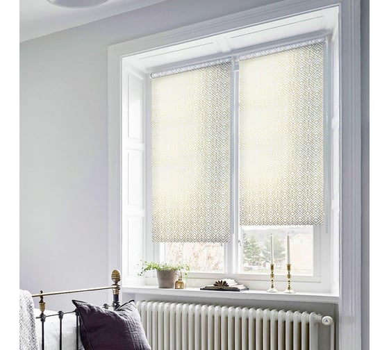 Рулонные шторы Эскар neo, золотой, 50x160 см 7698050160 1