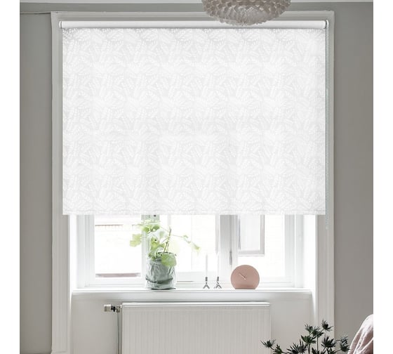 Рулонные шторы Эскар вереск, белый, 200x160 см 7699200160 1