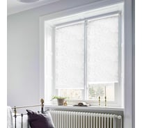 Рулонные шторы Эскар вереск, белый, 100x160 см 7699100160