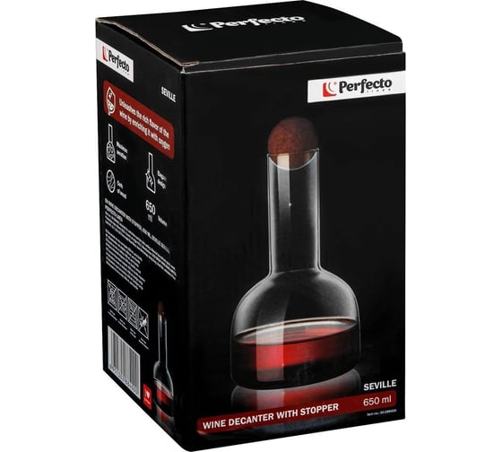 Декантер PERFECTO LINEA Seville с пробкой, 650 мл 30-288400