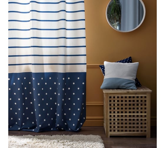 Декоративная подушка Moroshka Maritime 30x30 см, двухсторонняя, съемный чехол xx009-79