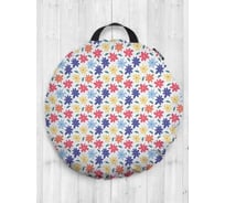 Декоративная подушка-сидушка JoyArty Цветочная поляна на пол круглая, 52 см dsfr_423258