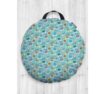 Декоративная подушка-сидушка JoyArty Воспоминания на пол круглая, 52 см dsfr_423751