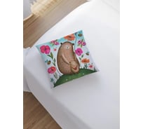 Декоративная наволочка JoyArty Мама медведица и медвежонок на молнии, 45x45 см sl_378650