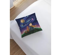 Декоративная наволочка JoyArty Волшебный космос на молнии, 45x45 см sl_385297