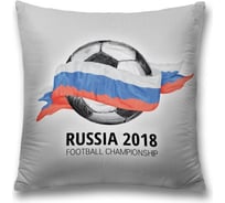 Декоративная наволочка JoyArty Футбольный чемпионат 2018 на молнии, 45x45 см sl_378905