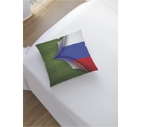 Декоративная наволочка JoyArty Футбольное поле россии на молнии, 45x45 см sl_378882