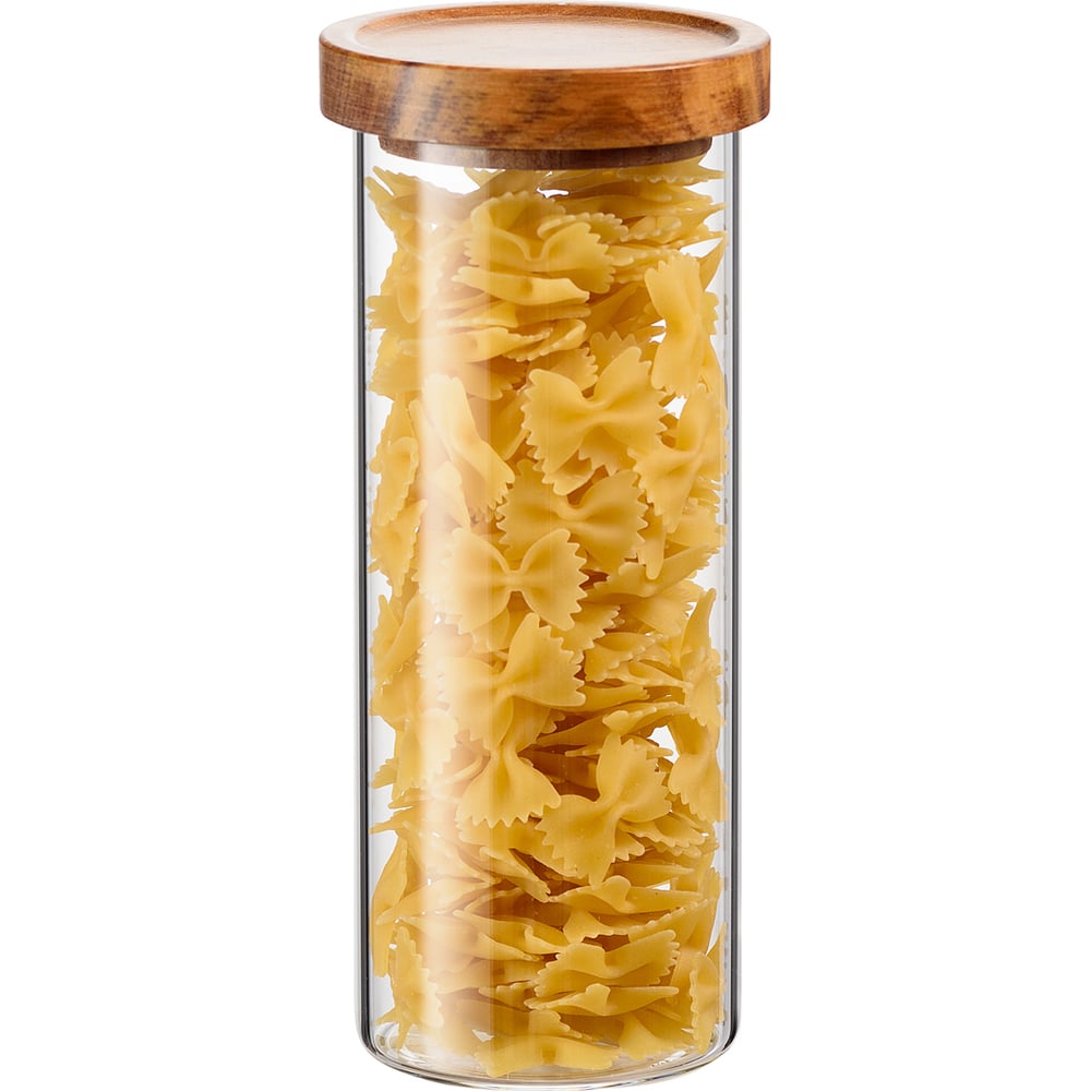 Стеклянная банка с крышкой, контейнер для хранения продуктов, емкость ...